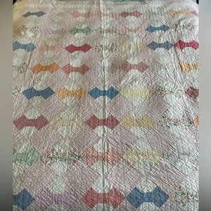 Bow tie handmade quilt